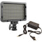 Bescor 176-Bulb 5600K LED On-Camera Light with Battery and Charger Kit