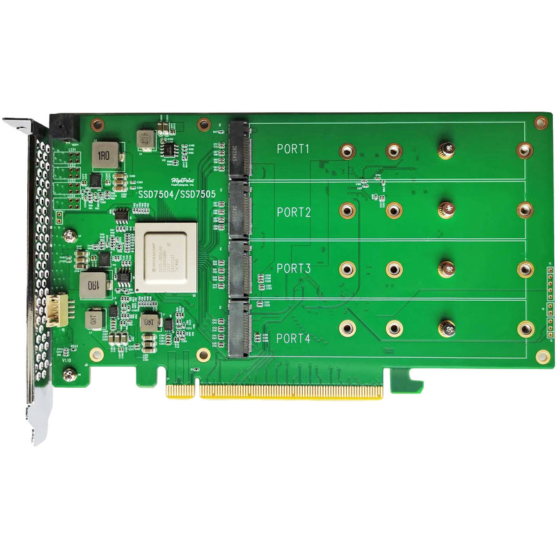 Buy in India HighPoint SSD7505 PCIe x16 4-Channel NVMe