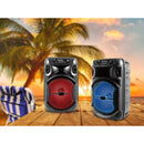 Technical Pro BOOM8 Rechargeable 8" Bluetooth LED Speaker