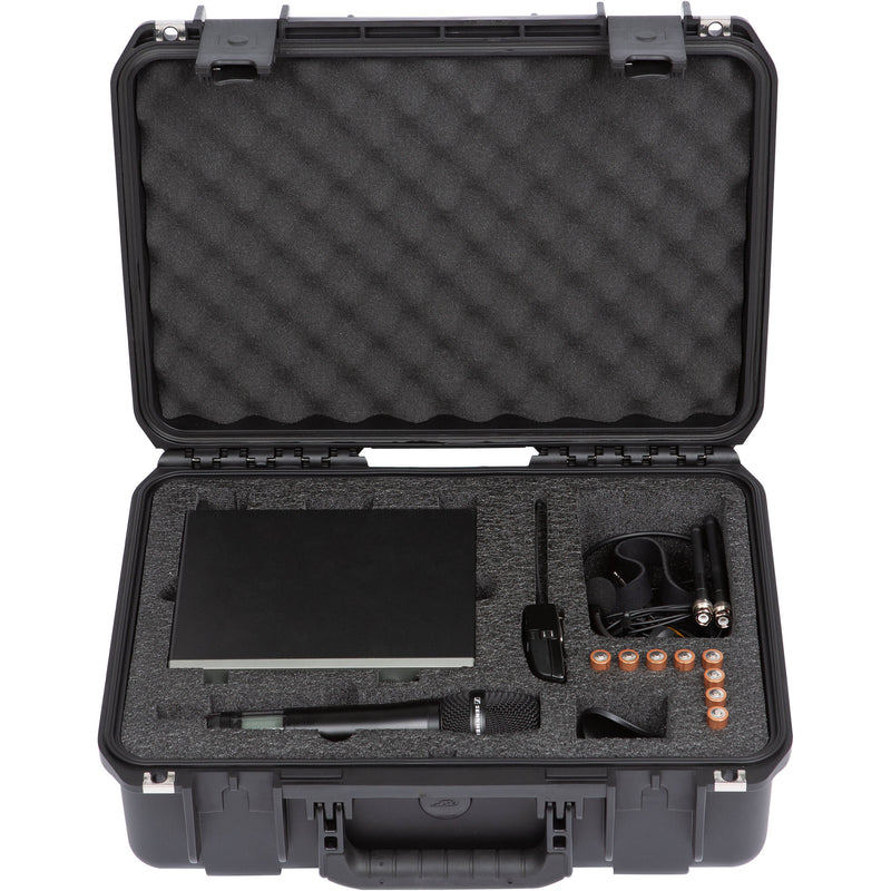 SKB iSeries Waterproof Case for Sennheiser EW 100/300/500 Series Wireless Combo Mic Systems