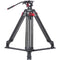 miliboo MTT605B Carbon Fiber Video Tripod Kit with Ground Spreader