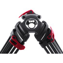miliboo MTT605B Carbon Fiber Video Tripod Kit with Ground Spreader