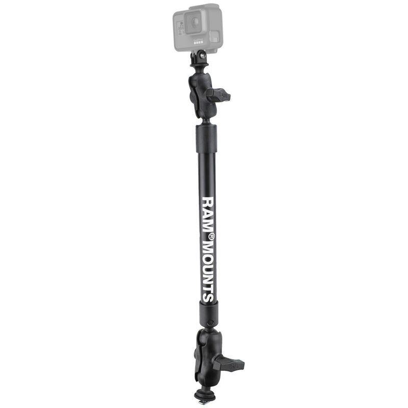 RAM MOUNTS Camera Mount with RAM Track Ball Base and 2-Prong Mount (22")