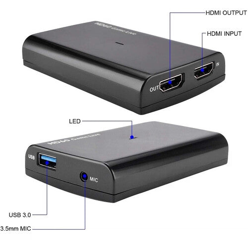ANDYCINE HDMI to USB 3.0 Video Capture with Mic Port