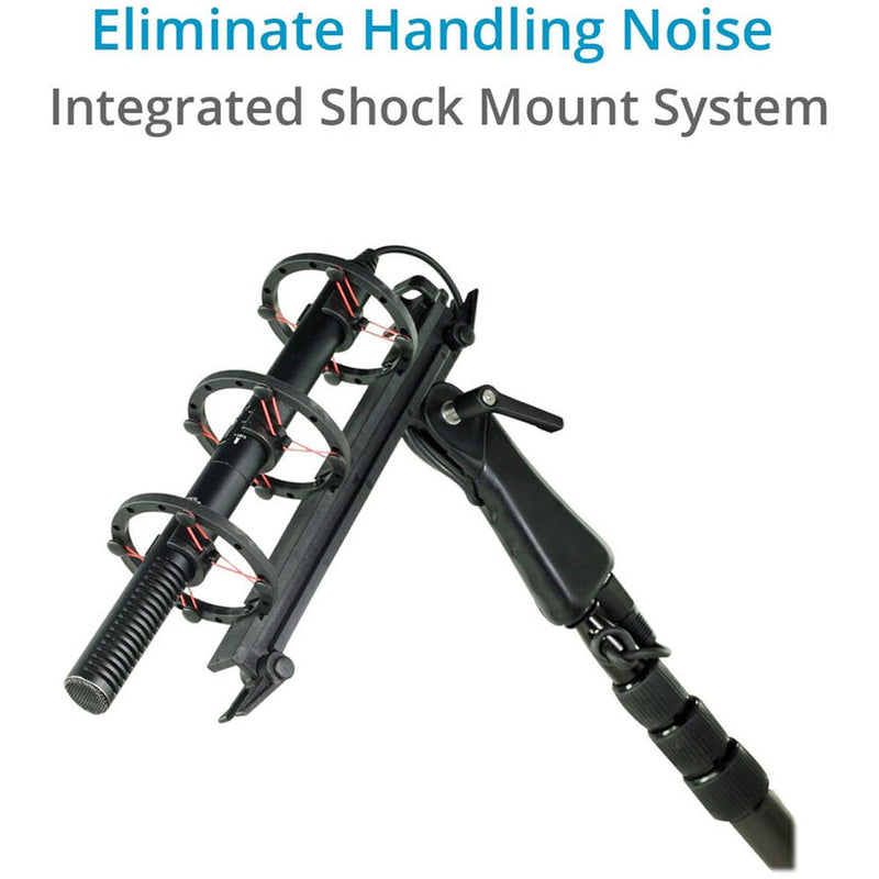 Proaim 12' Carbon Fiber Boompole with XLR Cable and Blimp-Style Windshield