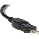 On-Stage MC12-10U' Microphone to USB Cable (10')