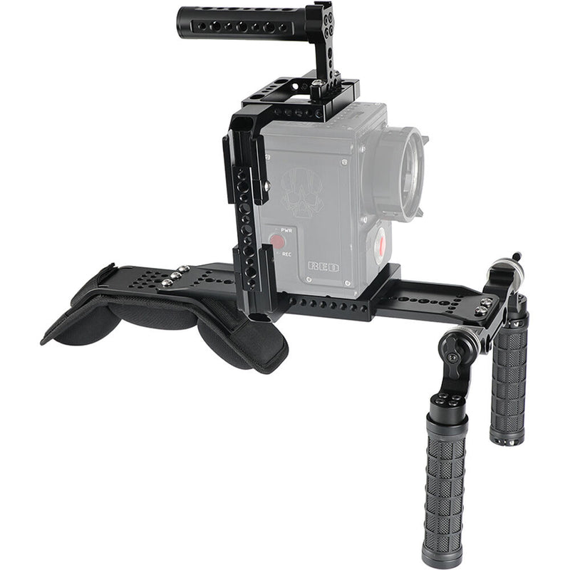 CAMVATE Pro Shoulder Rig Full Frame Cage Kit for RED DSMC2 Cameras