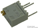 BI TECHNOLOGIES / TT ELECTRONICS 64WR100KLF TRIMMER POTENTIOMETER, 100KOHM 12TURN THROUGH HOLE