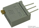 BI TECHNOLOGIES / TT ELECTRONICS 67WR100KLF TRIMMER POTENTIOMETER, 100KOHM 20TURN THROUGH HOLE