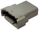 Deutsch - TE Connectivity DTM04-12PA Automotive Connector Housing DTM Series Receptacle 12 Ways AMP Size 20 Pin Contacts