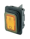 Marquardt 01935.3114-02 Rocker Switch Illuminated Dpst On-Off Orange Panel 20 A