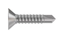 TR Fastenings 3.5 X 13 KPA2DX S50 DIN7504 3.5 DIN7504 Countersunk Head Screw SS 3.5MM 13MM