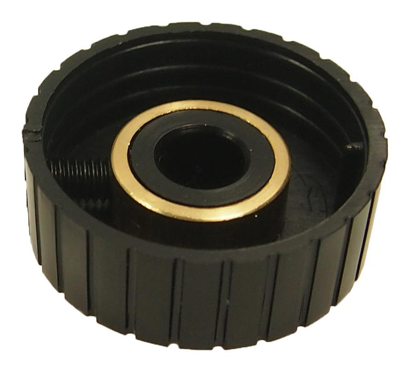 Multicomp PRO MP16782 Knob Round Shaft 6 mm Aluminium With Indicator Dot 25.4