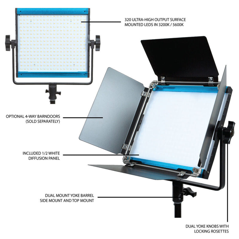 Dracast X-Series 500 Bi-Color Smart LED Panel