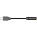 Comica Audio CVM-SPX-UC 3.5mm TRRS Female to USB Type-C Audio-Interface Cable for Android (3.4")