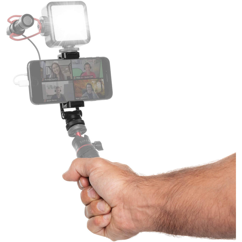 SHAPE Friction Smartphone Clamp with Tripod & Cold Shoe Mount