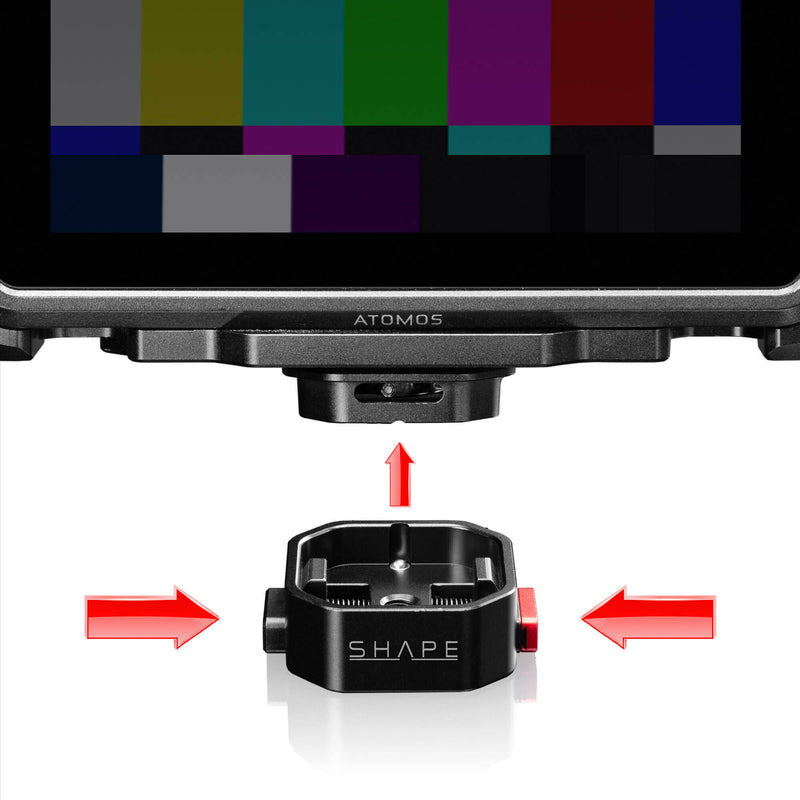 SHAPE Low-Profile Mini Quick Release Base for Monitors and Accessories