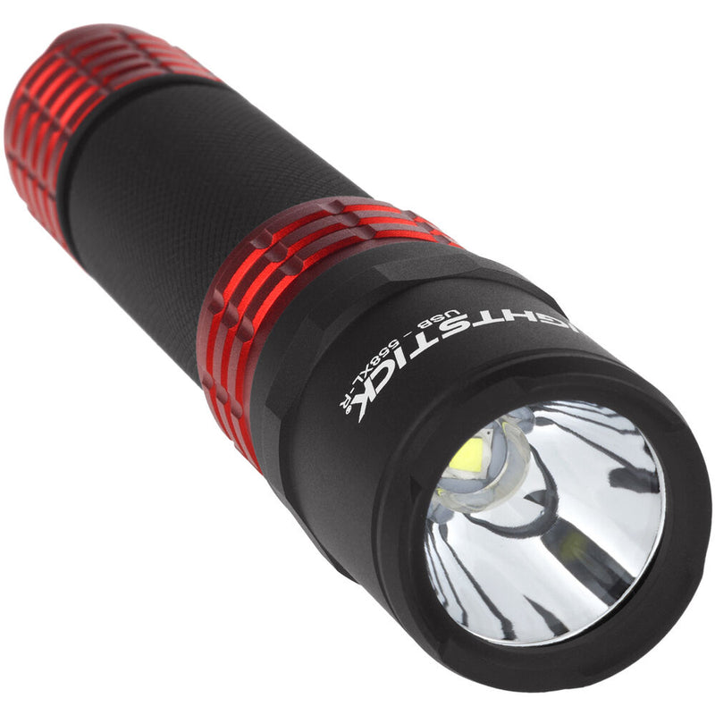 Nightstick USB-558XL USB Tactical Rechargeable LED Flashlight (Red)