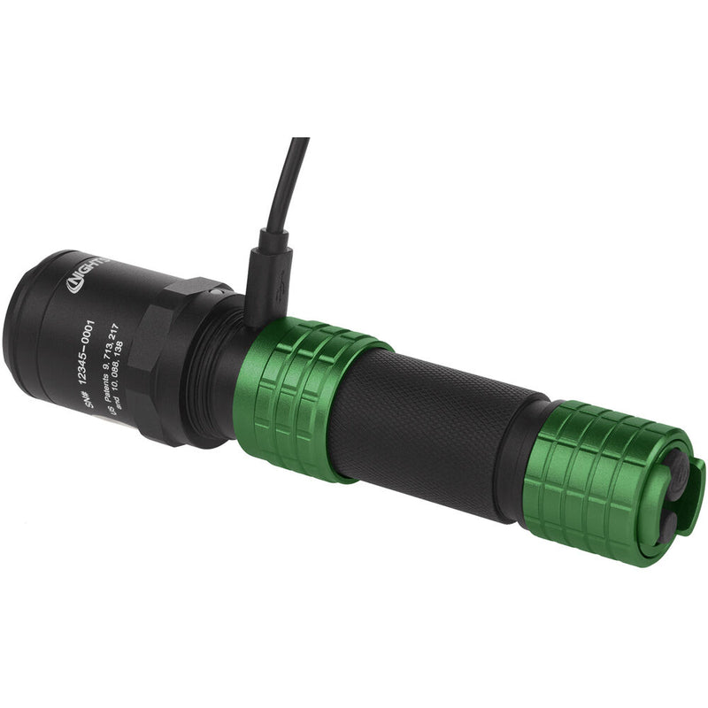 Nightstick USB-558XL USB Tactical Rechargeable LED Flashlight (Green)