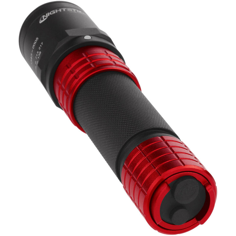 Nightstick USB-558XL USB Tactical Rechargeable LED Flashlight (Red)