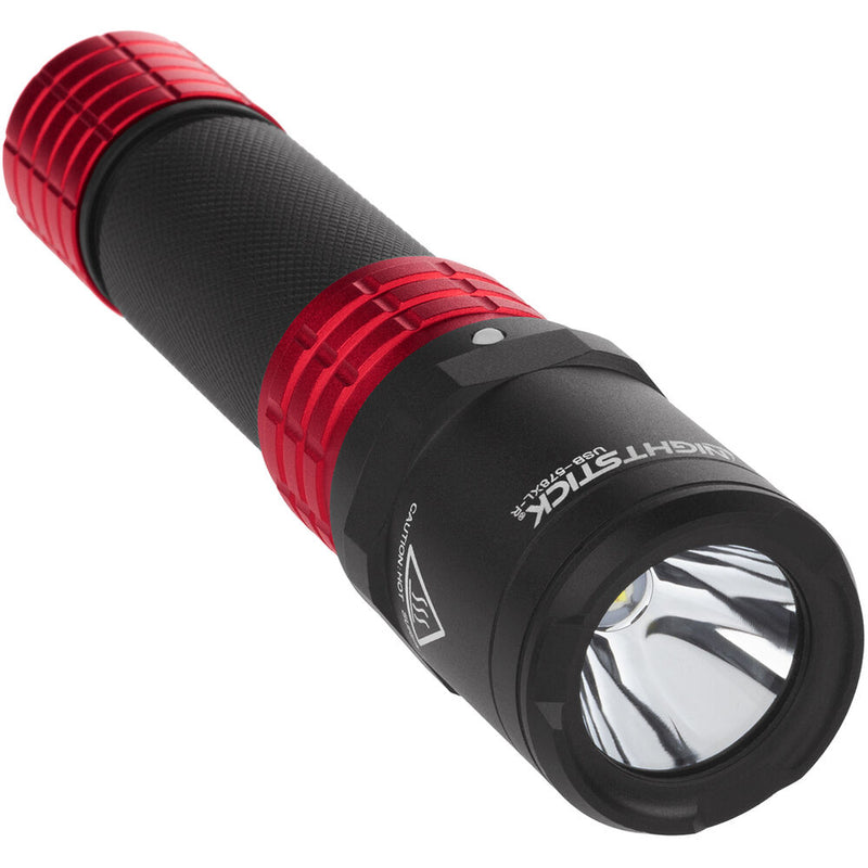 Nightstick USB-558XL USB Tactical Rechargeable LED Flashlight (Red)