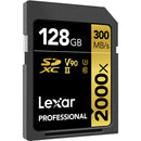 Lexar 128GB Professional 2000x UHS-II SDXC Memory Card