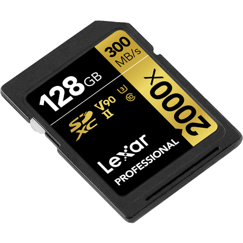 Lexar 128GB Professional 2000x UHS-II SDXC Memory Card