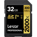 Lexar 128GB Professional 2000x UHS-II SDXC Memory Card