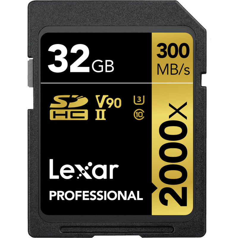 Lexar 128GB Professional 2000x UHS-II SDXC Memory Card