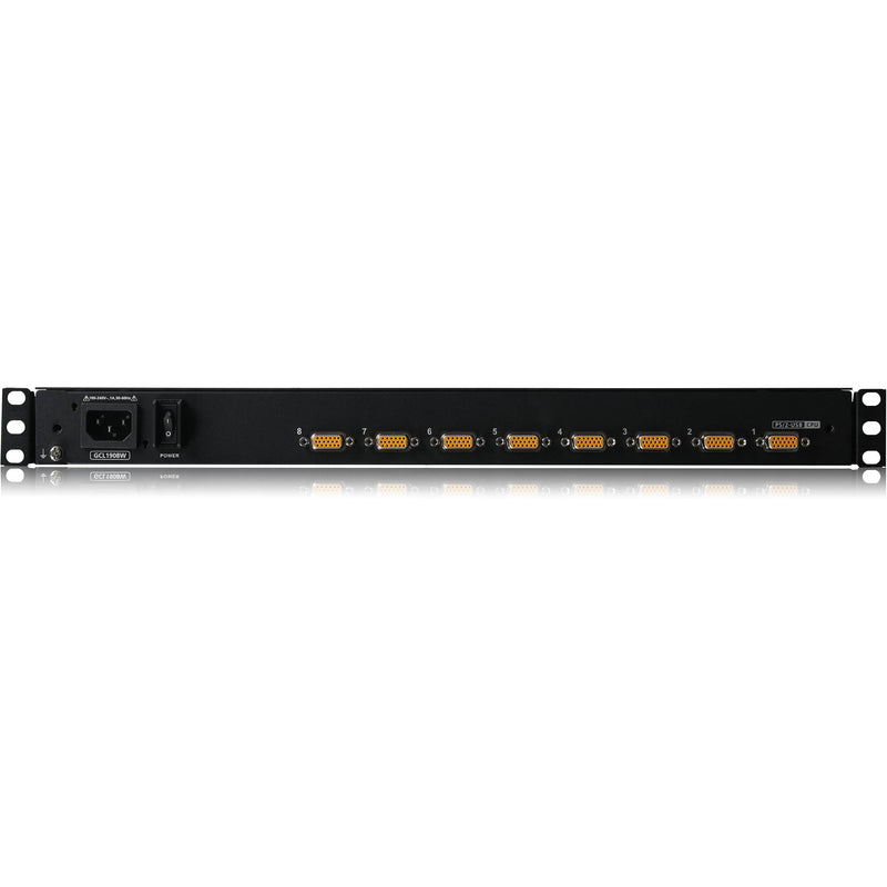 IOGEAR 18.5" Widescreen Short Depth 8-Port LCD KVM Switch