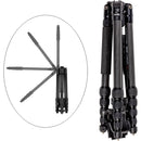 Oben CT-3565 5-Section Carbon Fiber Travel Tripod System & TVH-108 Video Head