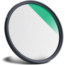 K&F Concept Nano-X HD Green Multi-Coated Waterproof German Optics Schott B270 Circular Polarizer Filter (77mm)