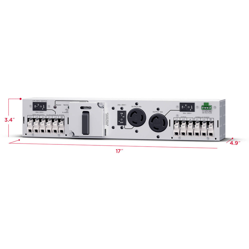 CyberPower MBP63A2 2 RU Maintenance Bypass PDU