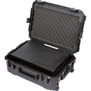 SKB iSeries Injection-Molded 13" Fly Rack with Wheels (2 RU)