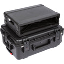 SKB iSeries Injection-Molded 13" Fly Rack with Wheels (2 RU)