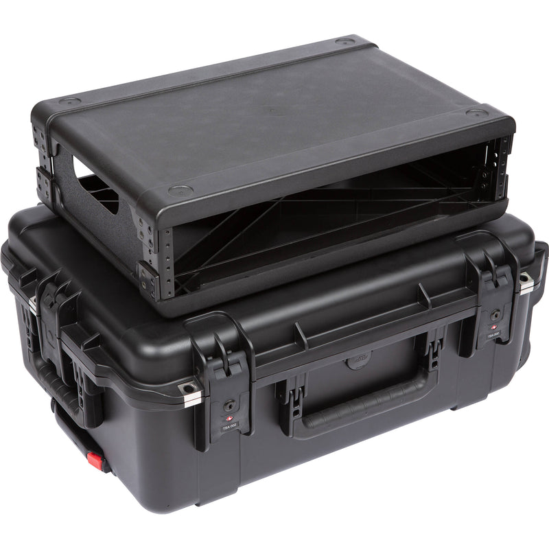 SKB iSeries Injection-Molded 13" Fly Rack with Wheels (2 RU)