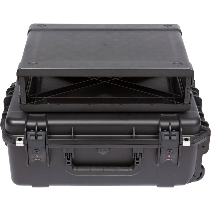 SKB iSeries Injection-Molded 13" Fly Rack with Wheels (2 RU)