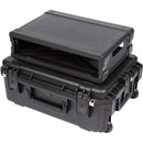 SKB iSeries Injection-Molded 13" Fly Rack with Wheels (2 RU)