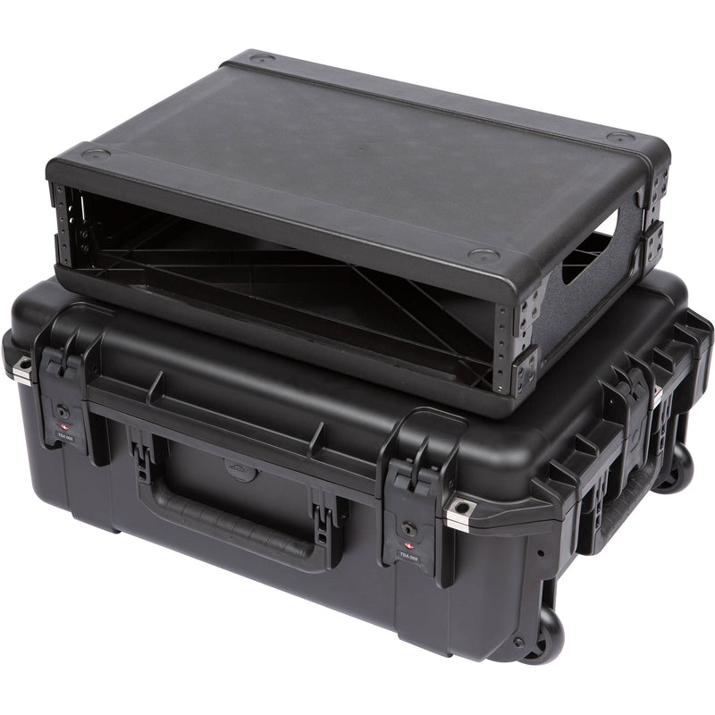 SKB iSeries Injection-Molded 13" Fly Rack with Wheels (2 RU)