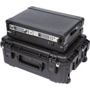 SKB iSeries Injection-Molded 13" Fly Rack with Wheels (2 RU)