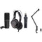 Zoom ZDM-1 Podcast Mic Kit with ZDM-1 Mic, Cable, Stand, and Boom Arm