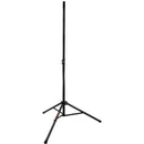 Auray SS-47S-PB Deluxe Height-Adjustable Steel Speaker Stands with Tripod Base and Carrying Case