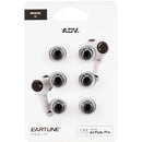 ADV. Eartune Fidelity UF-A Universal-Fit Foam Eartips for AirPods Pro (3-Pack, Small, Black)