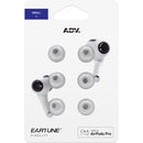 ADV. Eartune Fidelity UF-A Universal-Fit Foam Eartips for AirPods Pro (3-Pack, Small, Black)