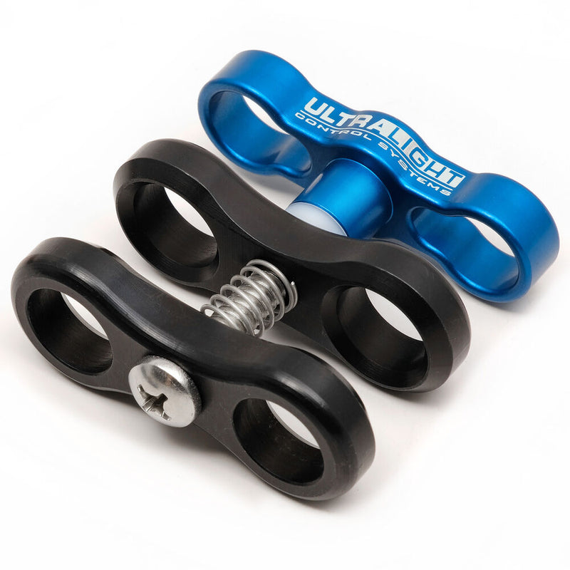 Ultralight AC-CSF-UB Modified Ball Clamp with T-Knob (Ultra Blue)