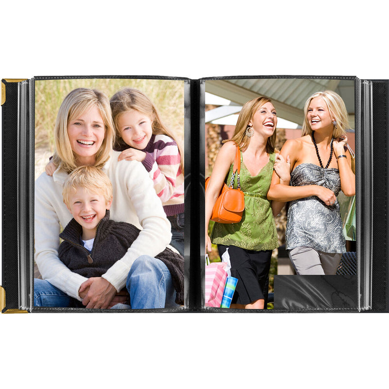 Pioneer Photo Albums SM46-GY Oxford Brass Corner Photo Album (Gray)