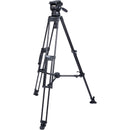 Miller CX14 Sprinter II 2-Stage Carbon Fiber Tripod System with Rubber Feet and Mid-Level Spreader