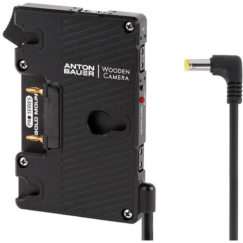 Anton Bauer Pro Gold Mount Battery Bracket with Canon C Series DC Barrel Output