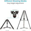 Proaim CST-100 Heavy-Duty 100mm Two-Stage Tripod Stand