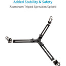 Proaim CST-100 Heavy-Duty 100mm Two-Stage Tripod Stand